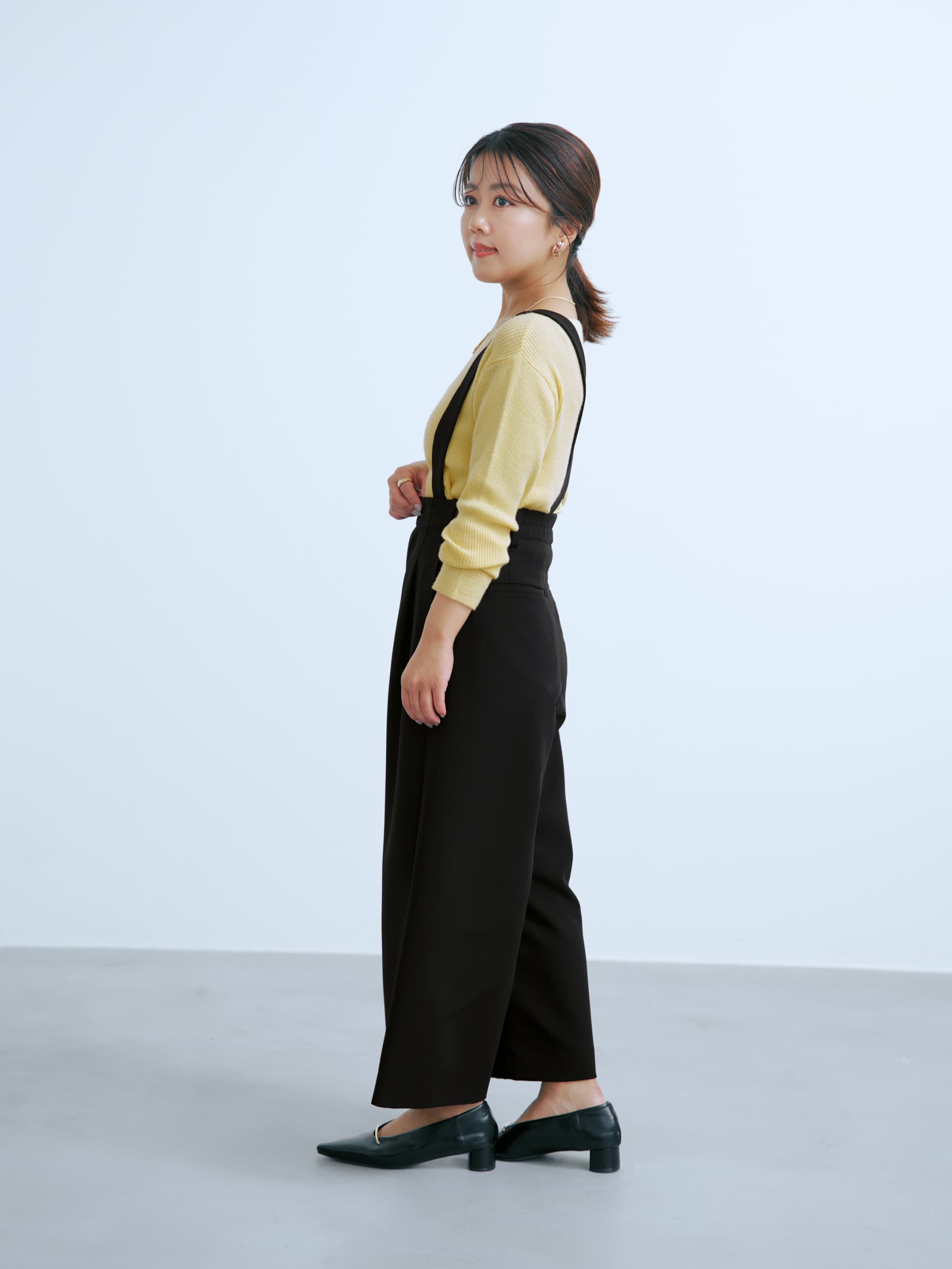 2wayサイドベルトサロペット-short & regular | 小柄・低身長女性向け