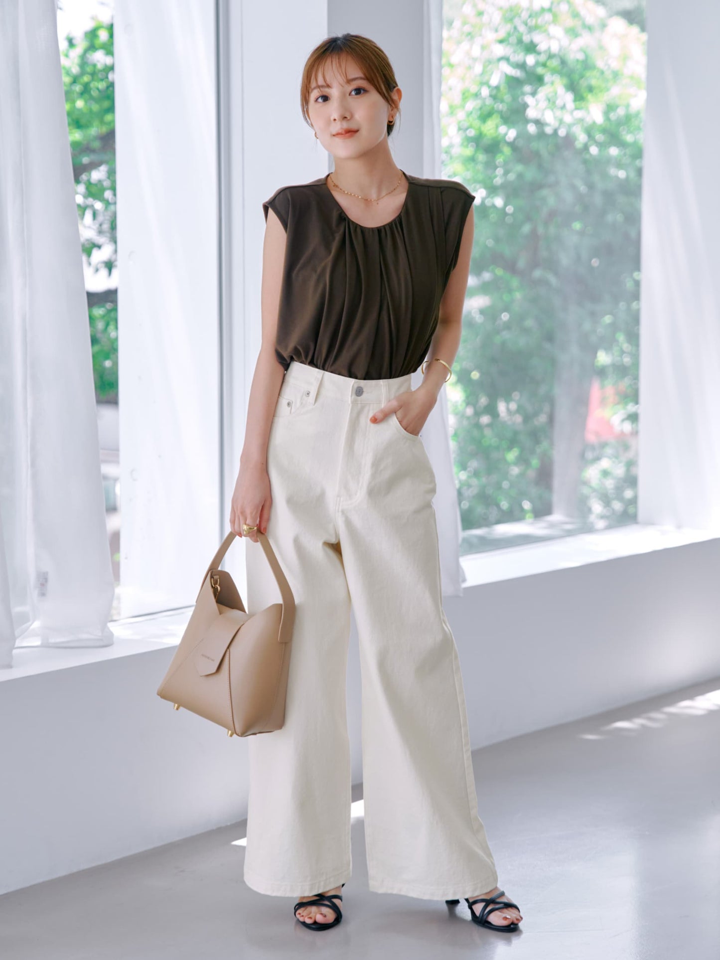 150cm | B:78 W:56 H:74 股下:69  | ワンサイズ着用