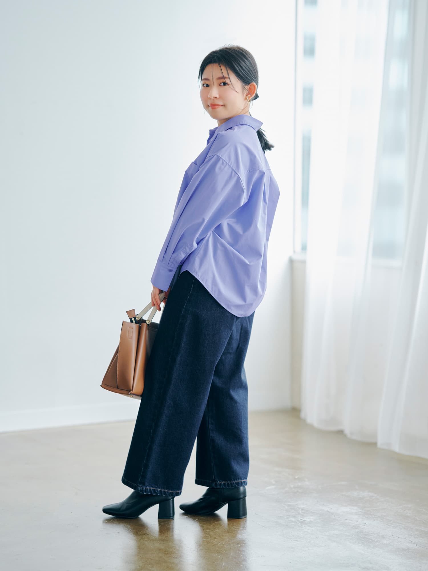 ベーシックバックタックシャツ | 小柄・低身長女性向け