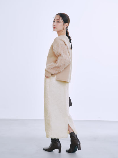 フェザージャカードIラインスカート-short & regular　[通常]