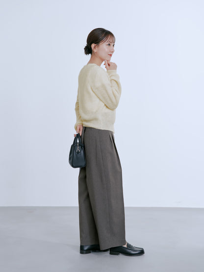 アルパカミックスパールカーディガン　[通常]