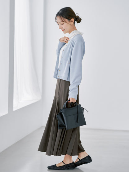 ゴールドボタンニットカーディガン　[通常]