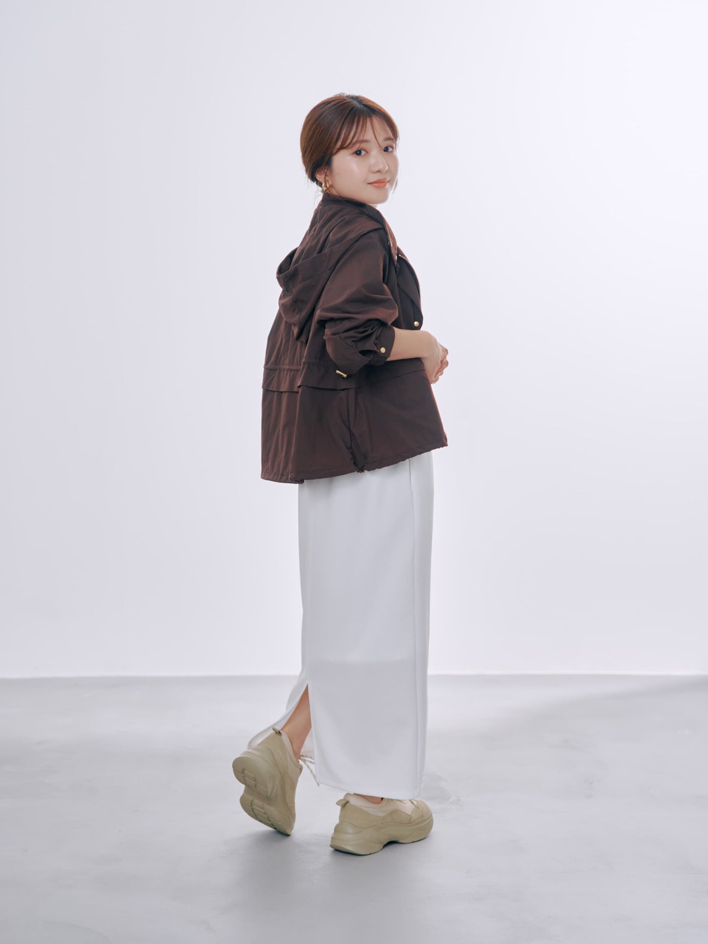 【UVカット/撥水/透湿】ドロストマウンテンパーカーショートブルゾン　[通常]