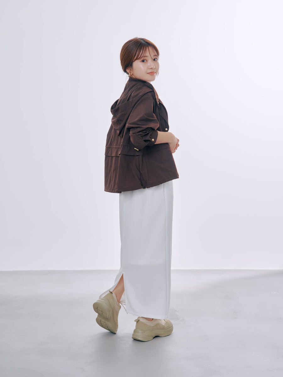 【UVカット/撥水/透湿】ドロストマウンテンパーカーショートブルゾン　[通常]