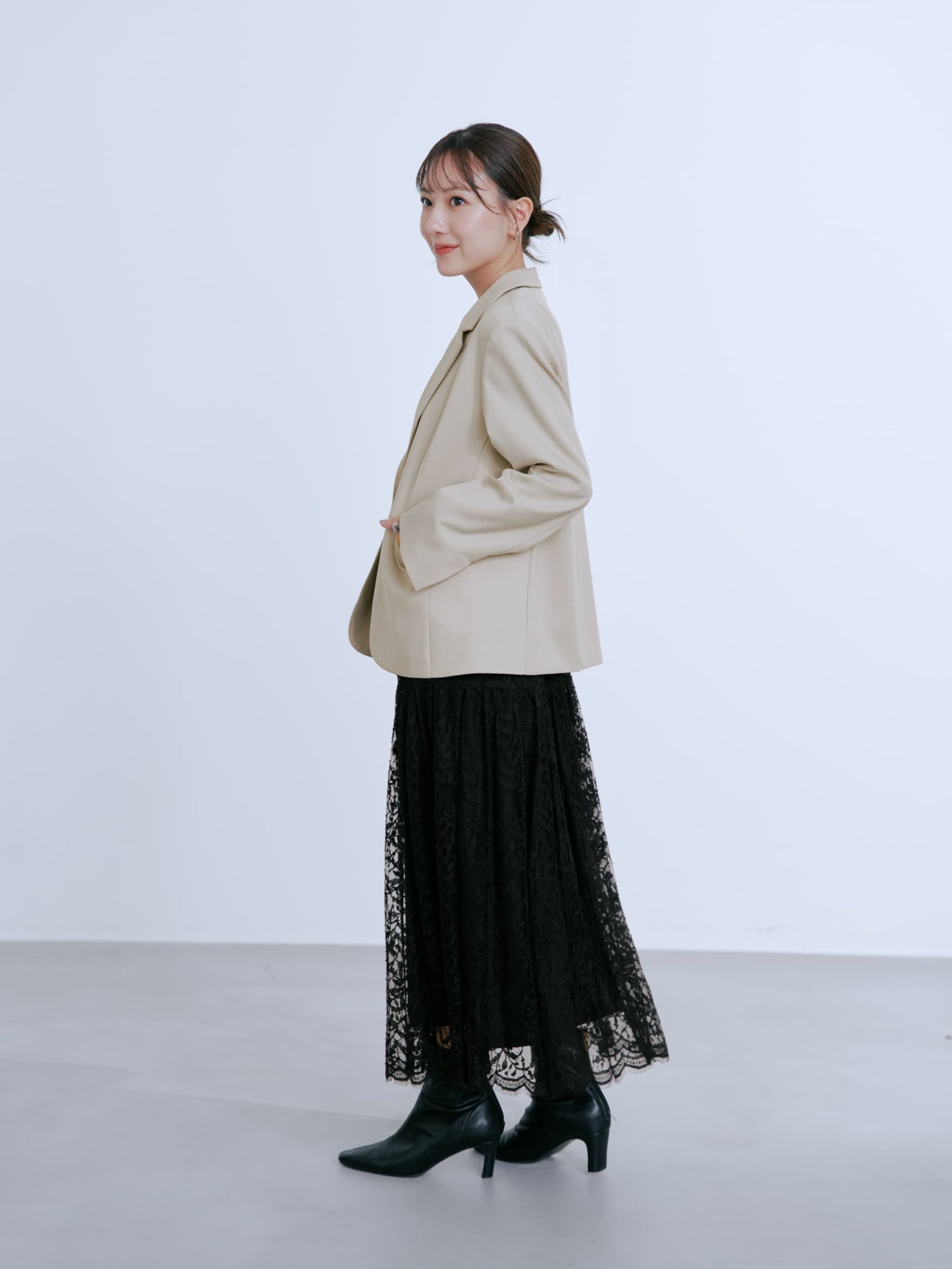 シングルブレストテーラードジャケット　[通常]