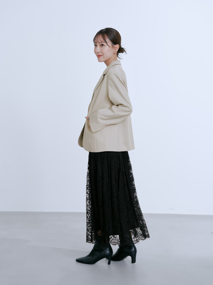 シングルブレストテーラードジャケット　[通常]