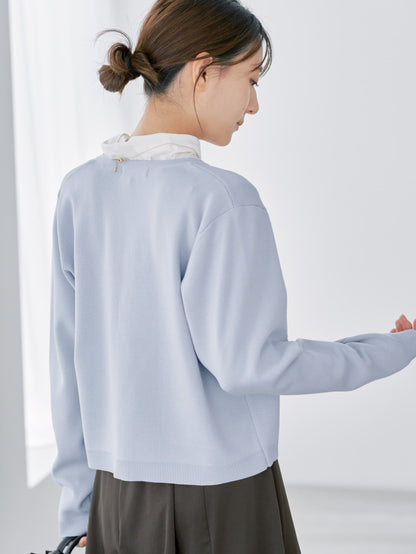 ゴールドボタンニットカーディガン　[通常]