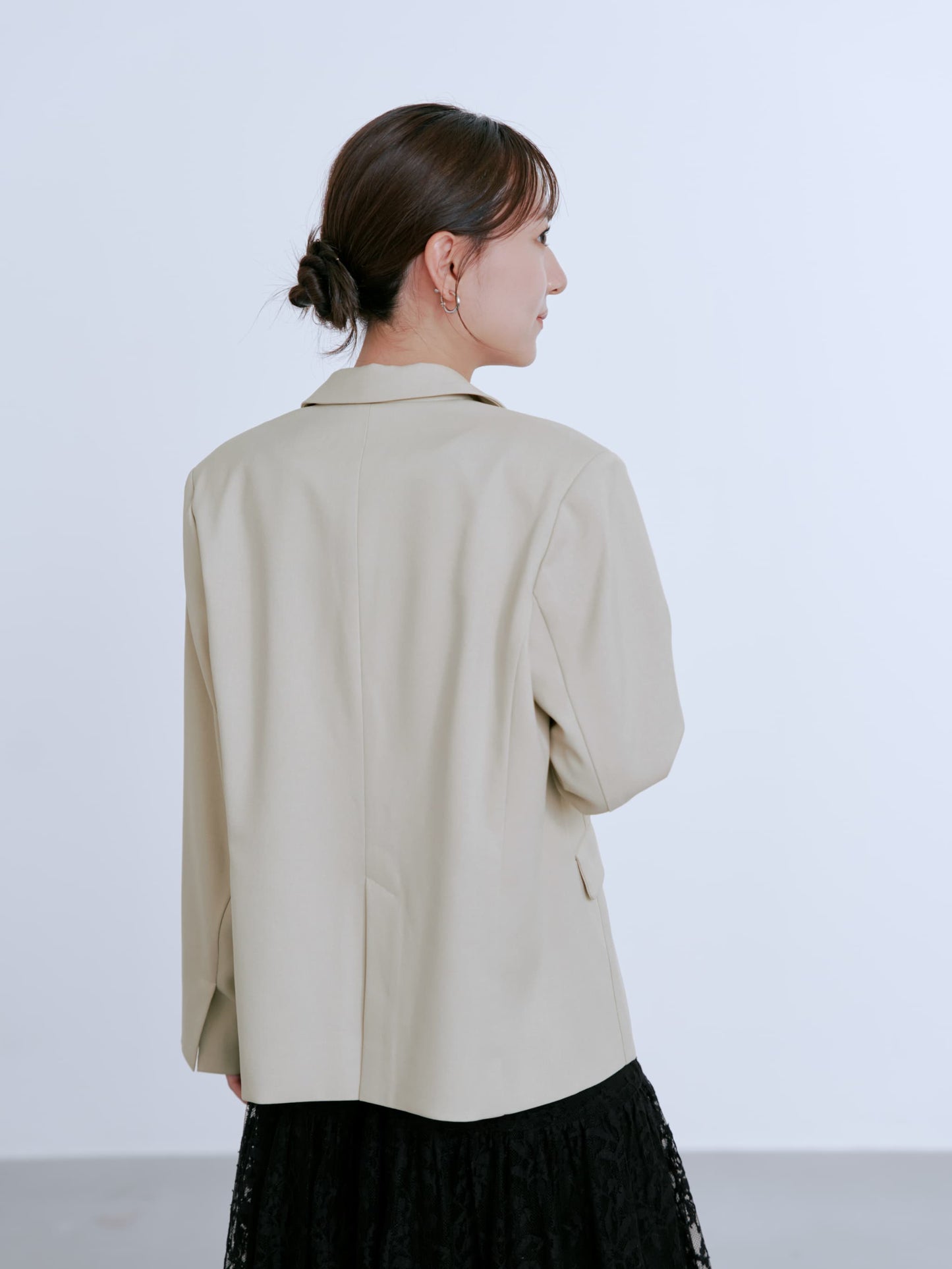 シングルブレストテーラードジャケット　[通常]