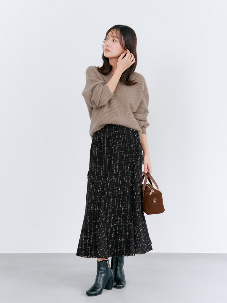 寒い日もやさしく包み込む 小柄さんに似合う冬ニット