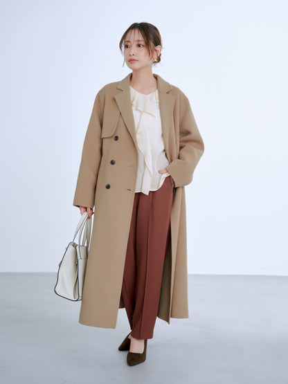 ラッフルカラーデザインブラウス　[通常]