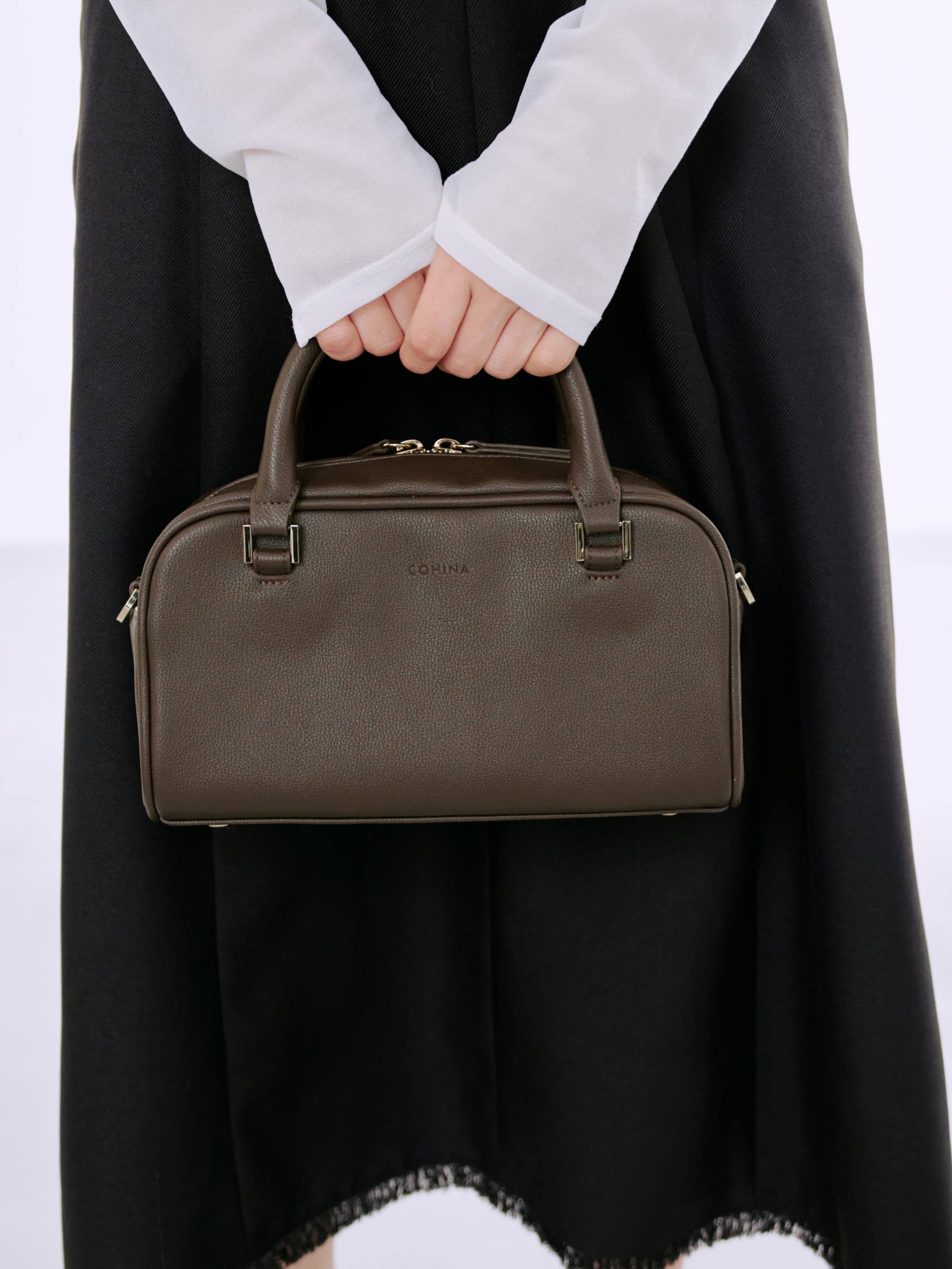 コヒナ　COHINAレクタングルBAG ブラック COHINAレクタングルBAG | 小柄・低身長女性向けファッション通販