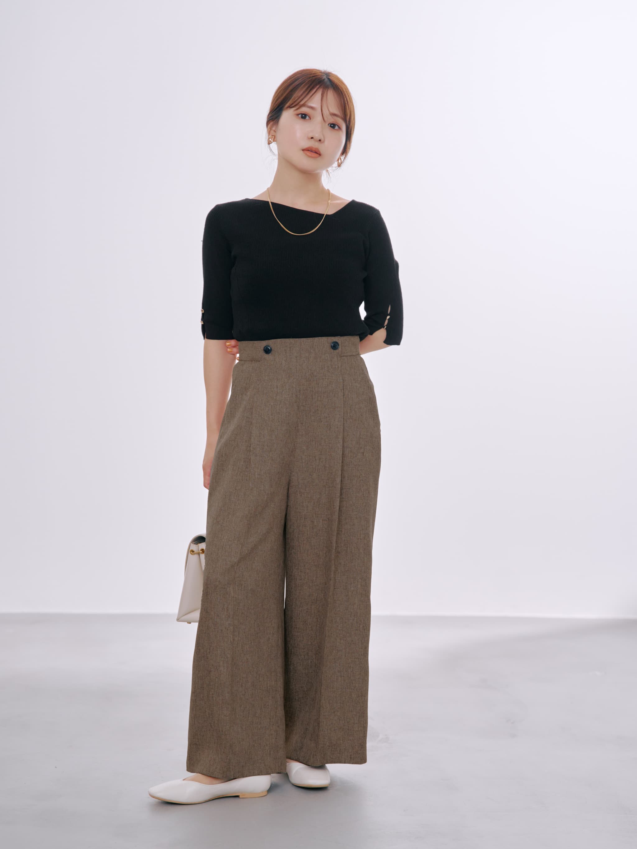 ツイードマリンパンツ　COHINA ツイードマリンパンツ【低身長・小柄女性】（その他パンツ