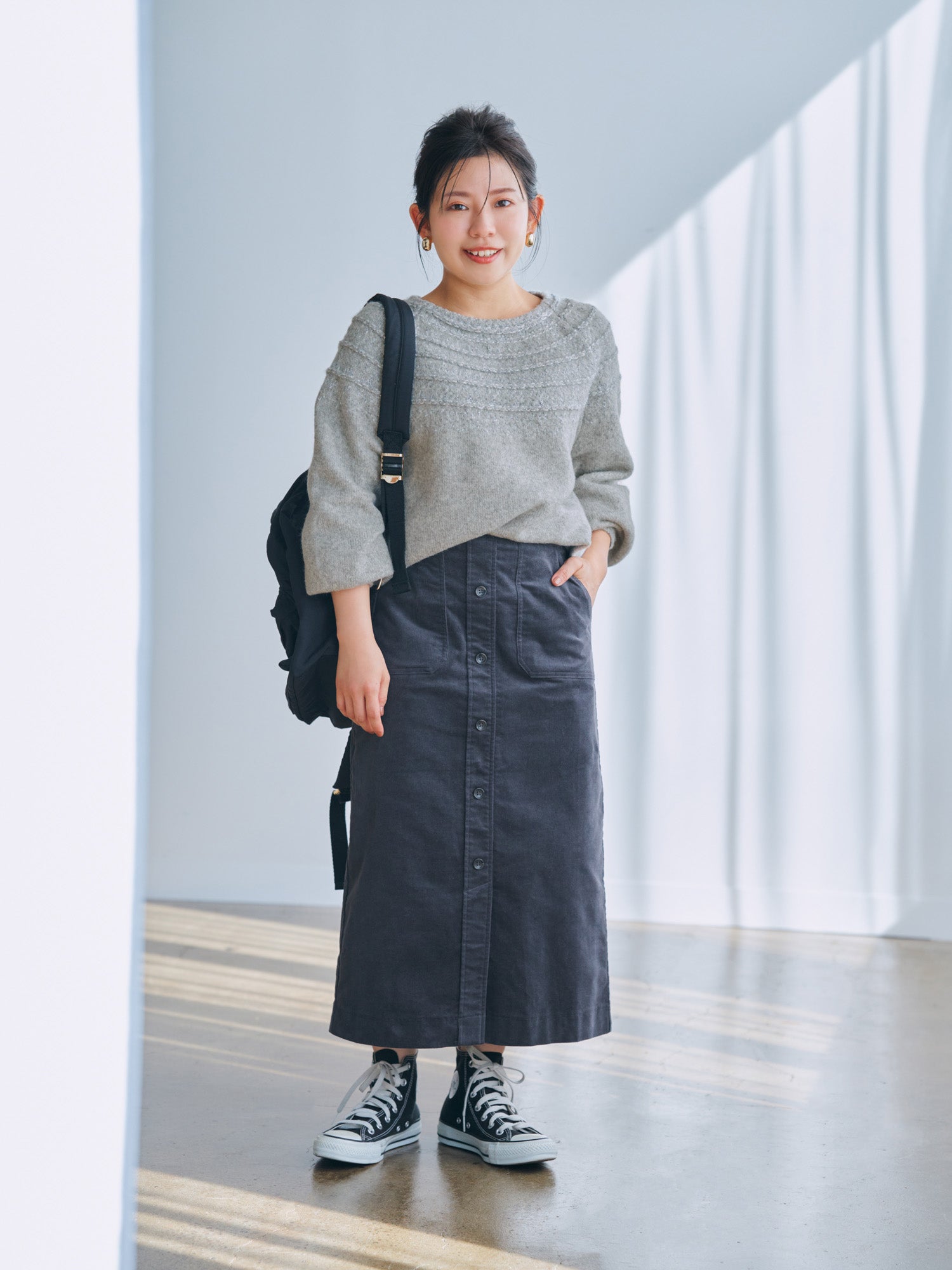 スターリーニットプルオーバー | 小柄・低身長女性向けファッション 