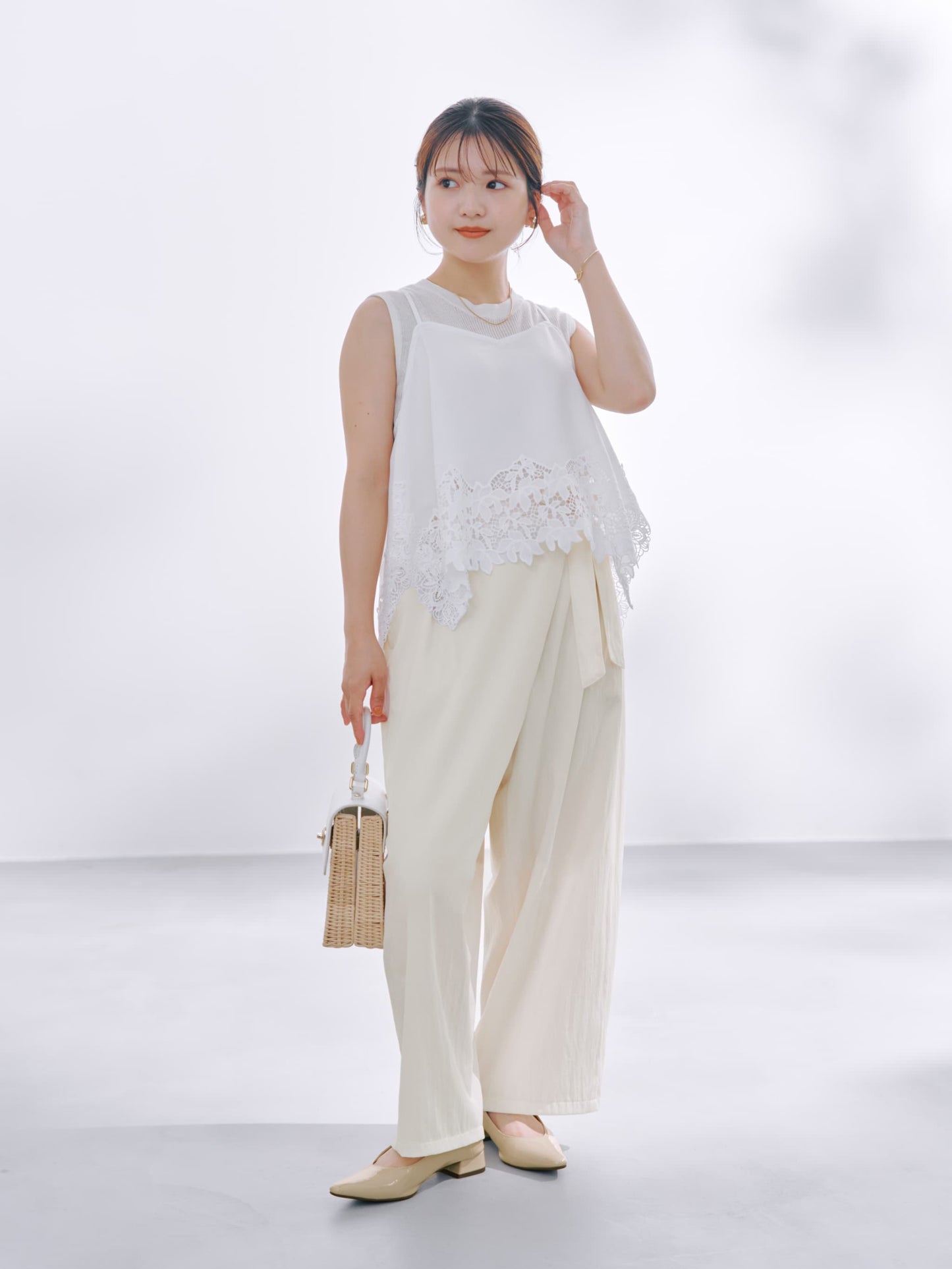 ラップデザインカーヴィーパンツ-short & regular　[通常]