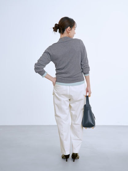 シルクウールハイネックニット　[通常]