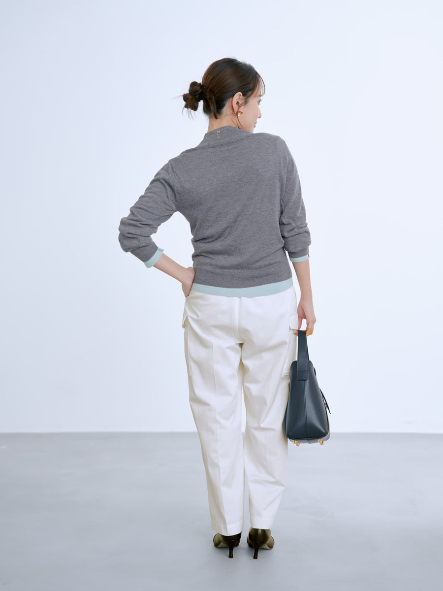 シルクウールハイネックニット　[通常]