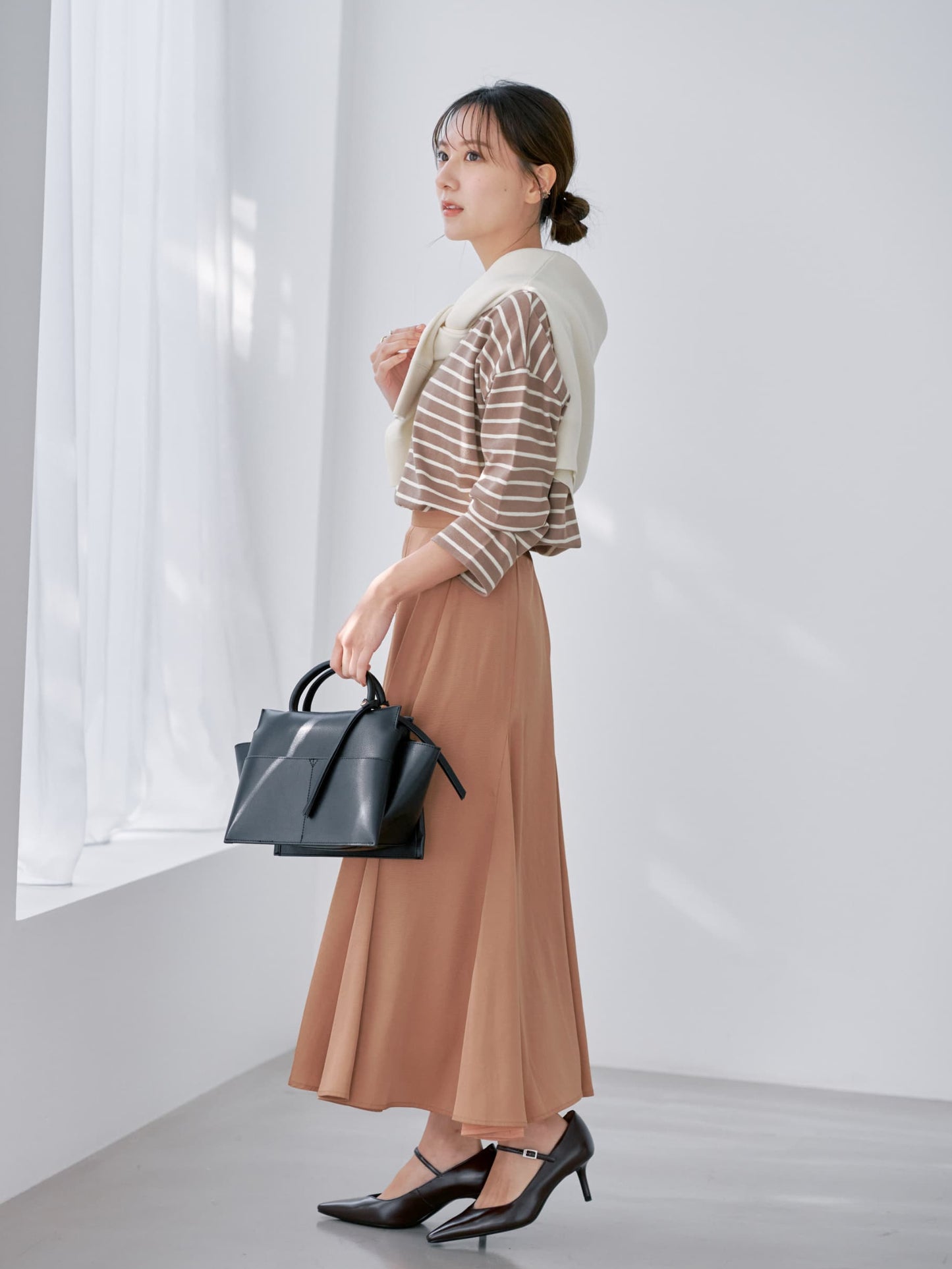 ボートネックバスクシャツ　[通常]