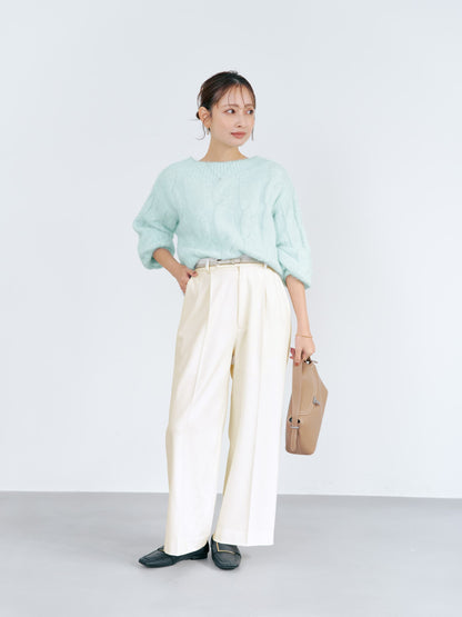 スパンコールローゲージゆるニット　[通常]