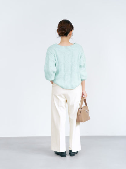 スパンコールローゲージゆるニット　[通常]