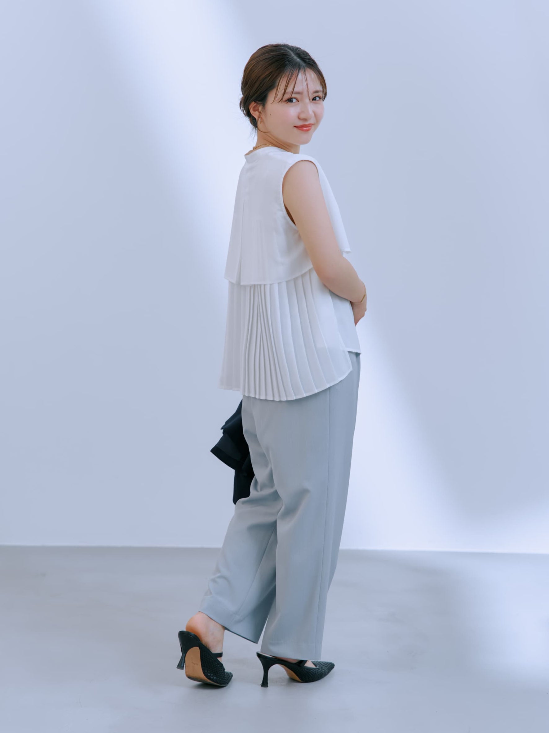 速乾】アシメタックアジャストテーパードパンツ-short & regular