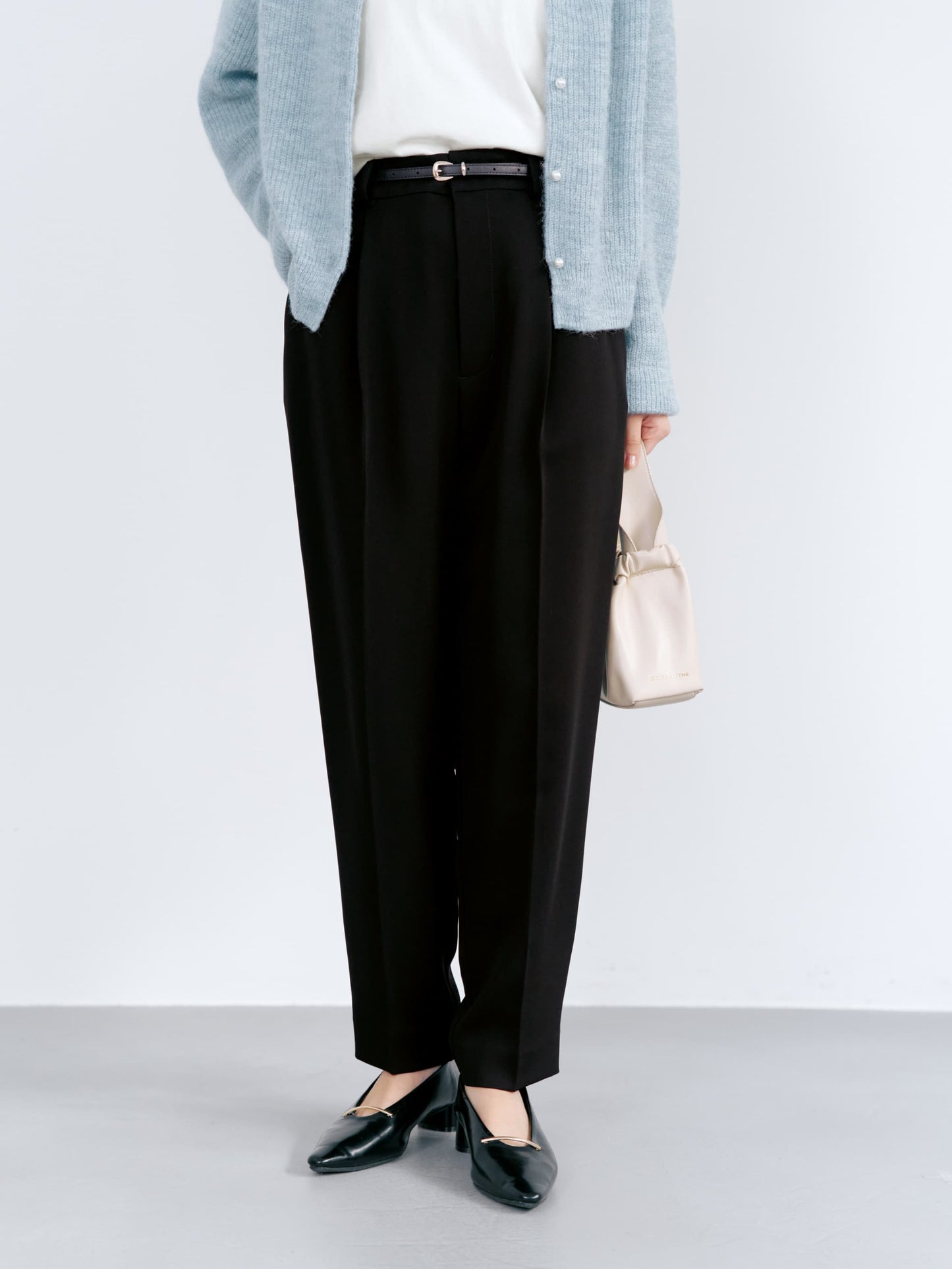 150cm | B:78 W:56 H:74 股下:69  | regular-XS着用 (ブラック)