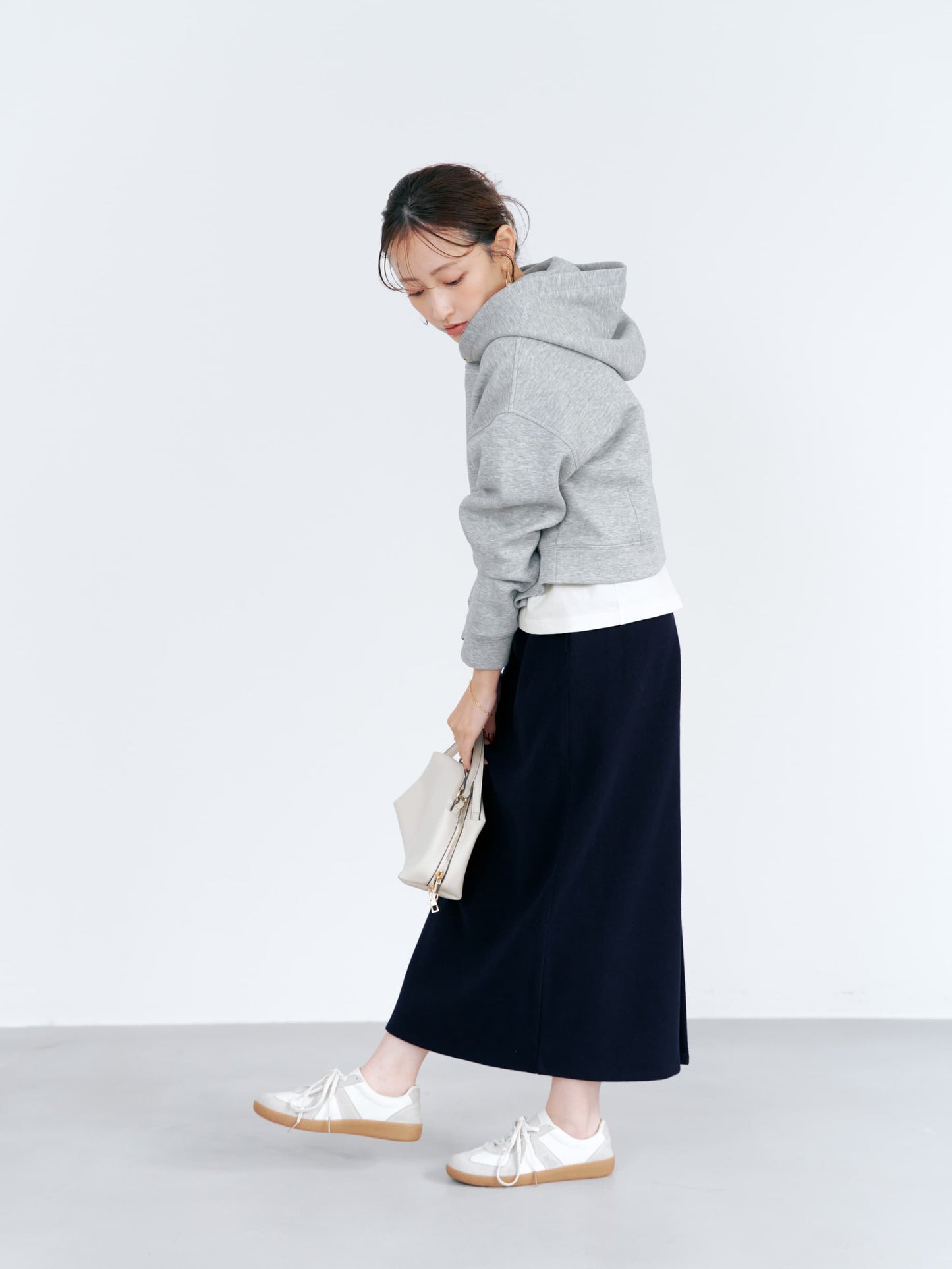 ウールライクジャージースカート-short & regular　[通常]