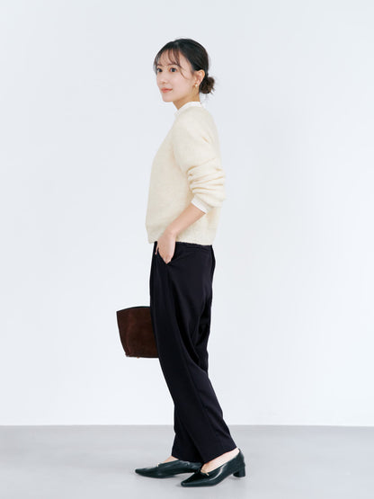 アルパカミックスパールカーディガン　[通常]