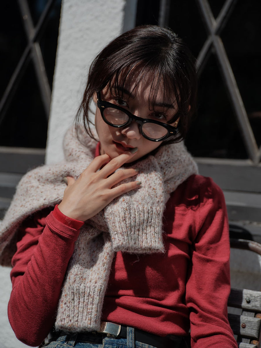 ヴィンテージライクミックスヤーンニット　[通常]