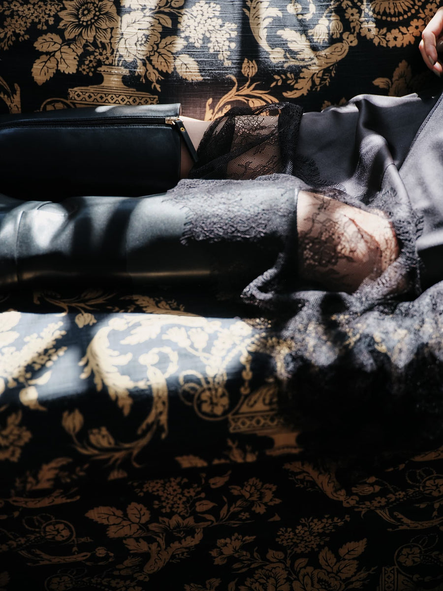 レースドッキングキャミセットワンピース　[通常]