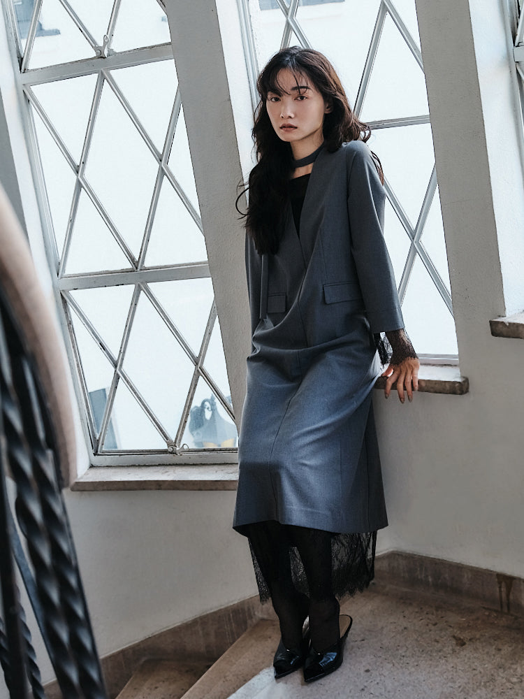 レースドッキングキャミセットワンピース　[通常]