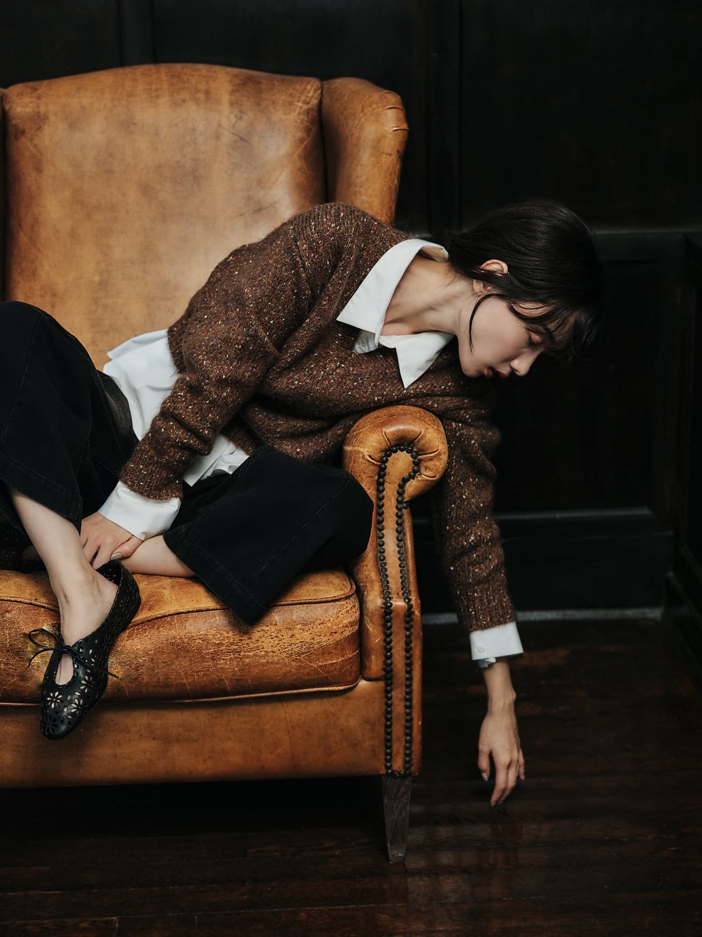 アシメヘムウエストリボンシャツ　[通常]