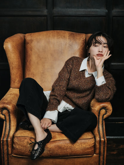 アシメヘムウエストリボンシャツ　[通常]