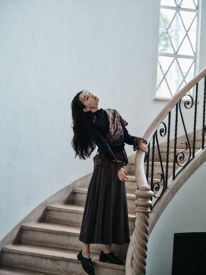 チュールドッキングウールテレコトップス　[通常]