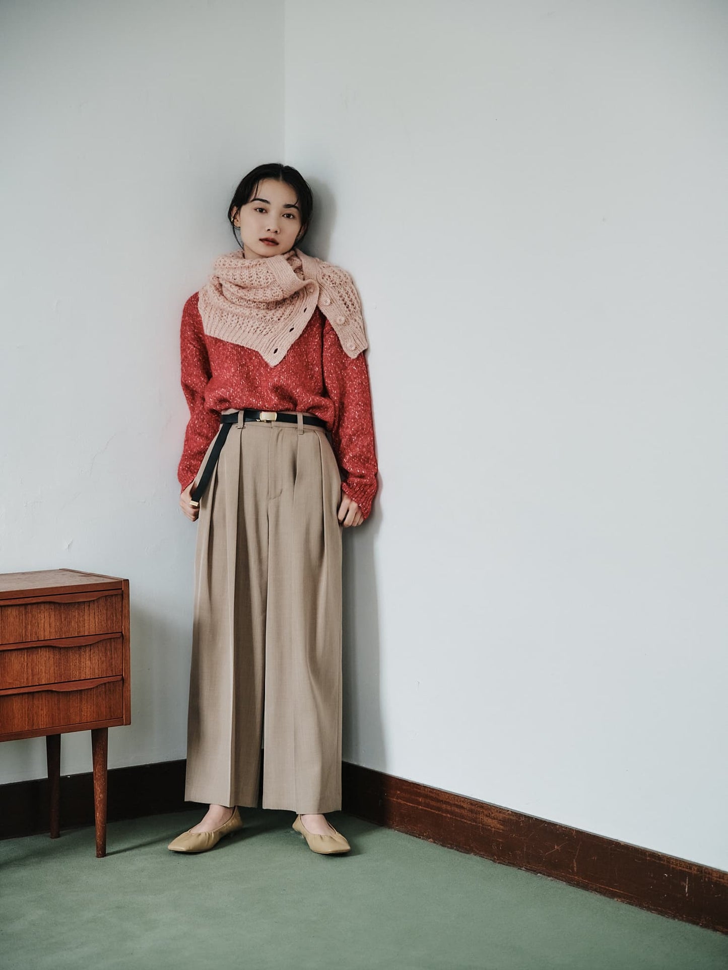 ヴィンテージライクミックスヤーンニット　[通常]