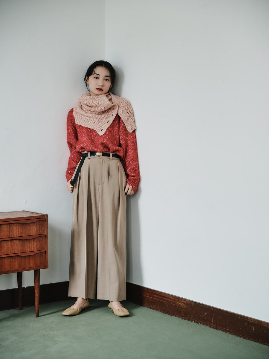 ヴィンテージライクミックスヤーンニット　[通常]