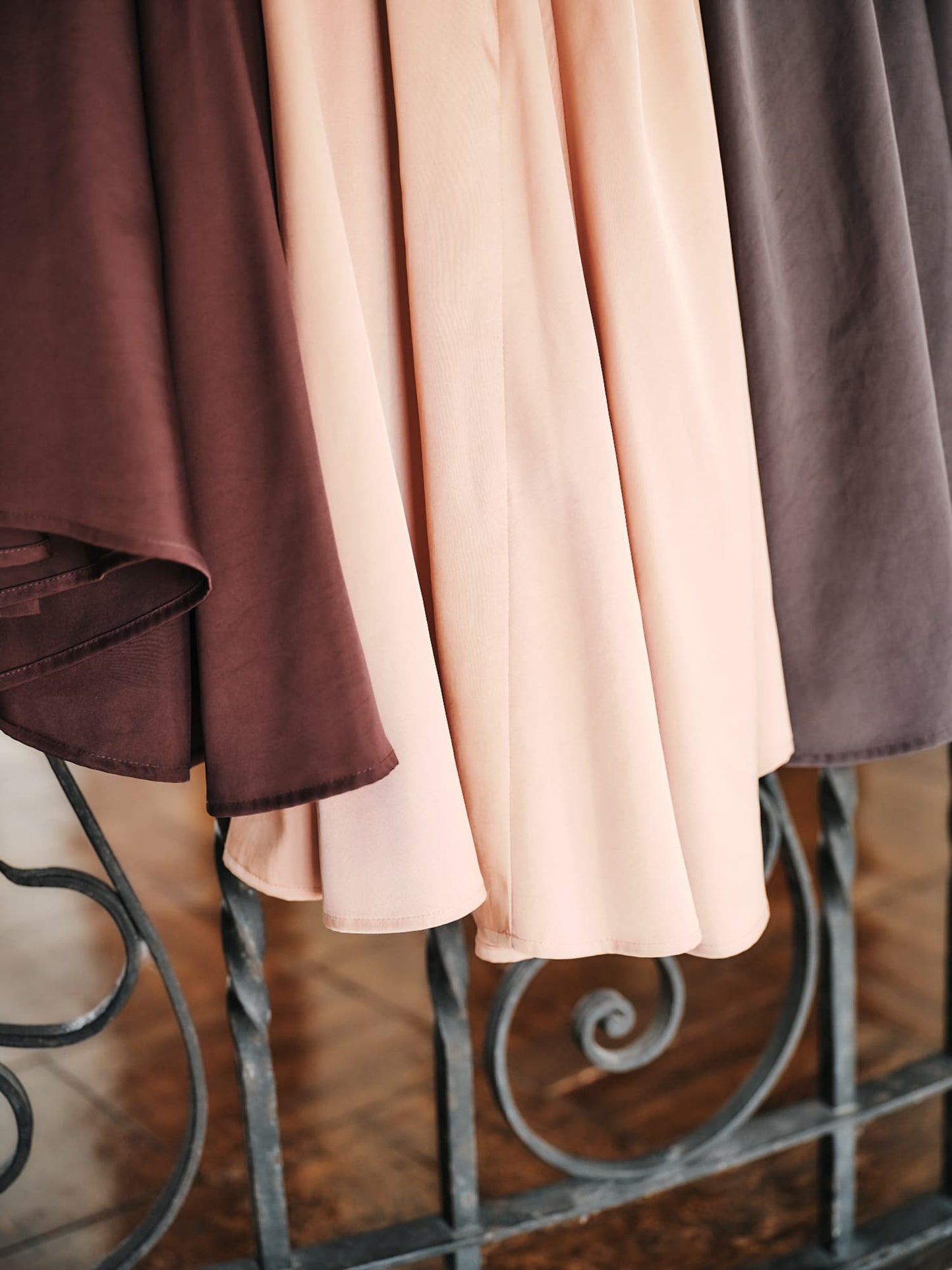 グロッシーボリュームフレアスカート　[通常]