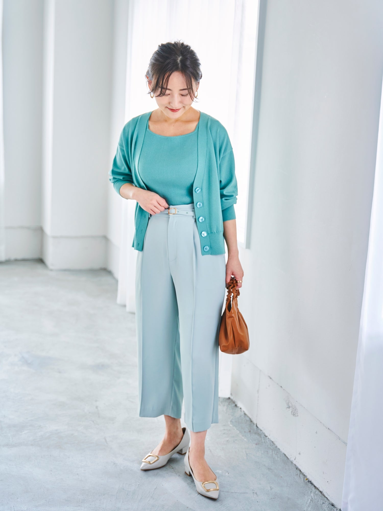 COHINA DENIM セミワイドストレート-short & regular | 小柄・低