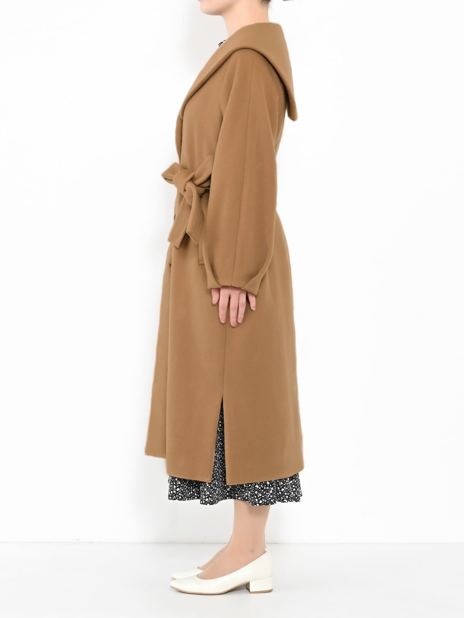 セーラーカラーロングコート | 小柄・低身長女性向けファッション通販