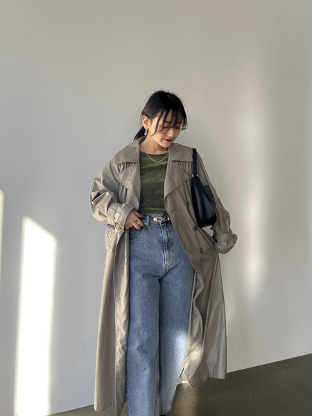 ワックスビンテージトレンチコート | 小柄・低身長女性向け