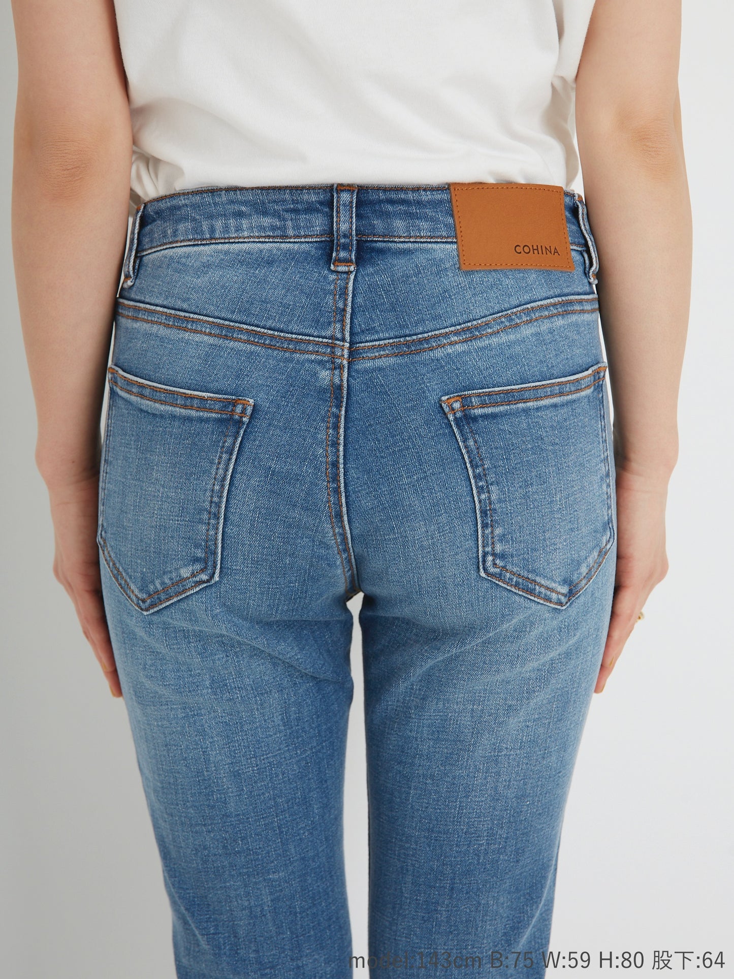 旧品番　COHINA DENIMベーシックスキニー-short　[通常]