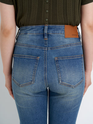 COHINA DENIM シガレットパンツ-short & regular　[通常]
