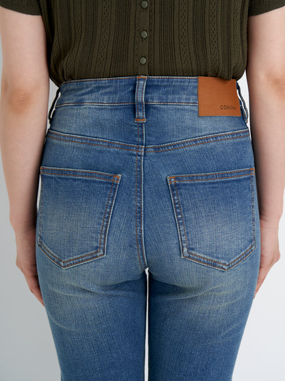 COHINA DENIM シガレットパンツ-short & regular　[通常]