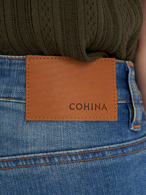 COHINA DENIM シガレットパンツ-short & regular　[通常]