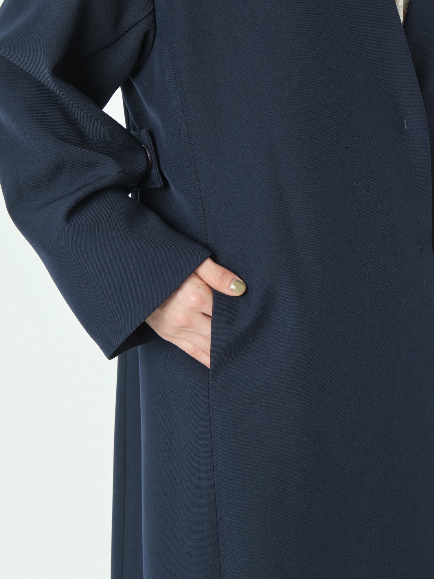 キーネックバックタックコート｜ 小柄・低身長女性向けファッション