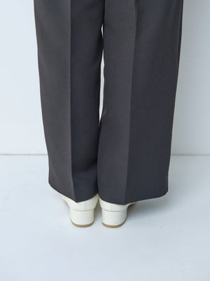 【使用不可】ウォッシャブルストレッチストレートパンツ-regular　[]