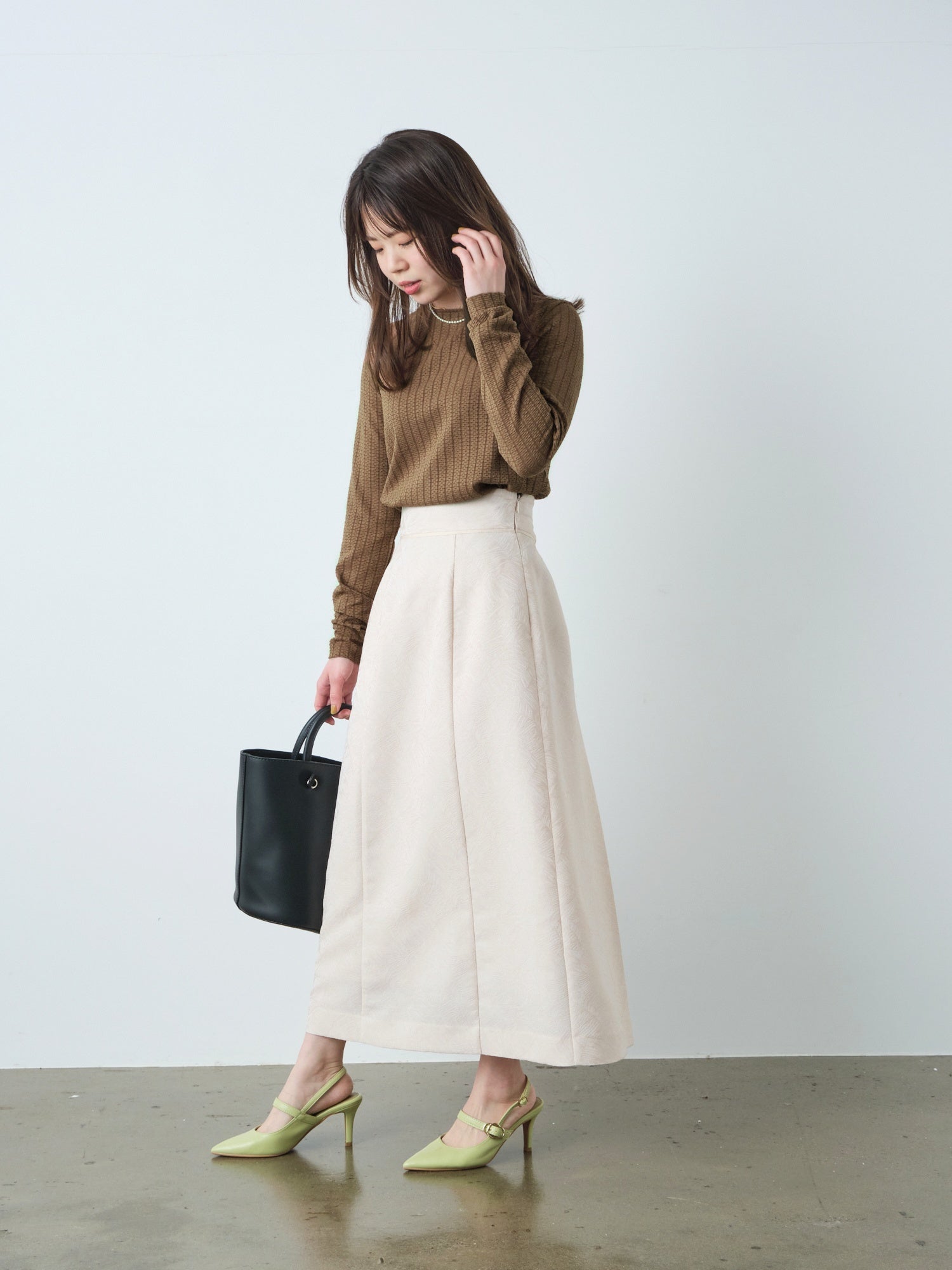 ストレッチレーストップス | 小柄・低身長女性向けファッション