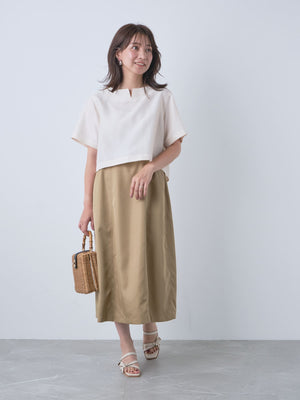 田中亜希子さんコラボ】クロススリットコクーンスカートセット | 小柄 