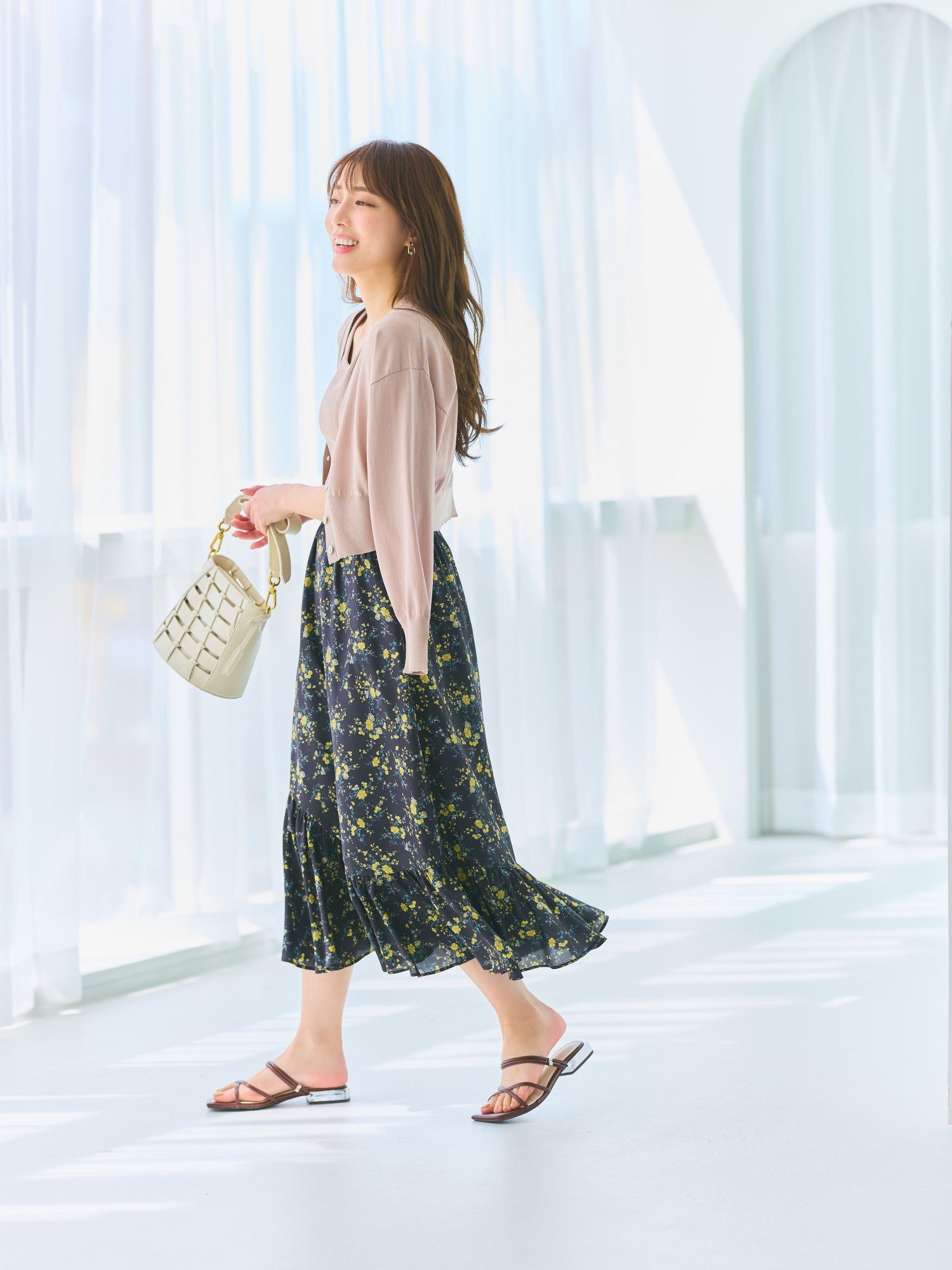 クールタッチ2wayトップスカーデセット | 小柄・低身長女性向け