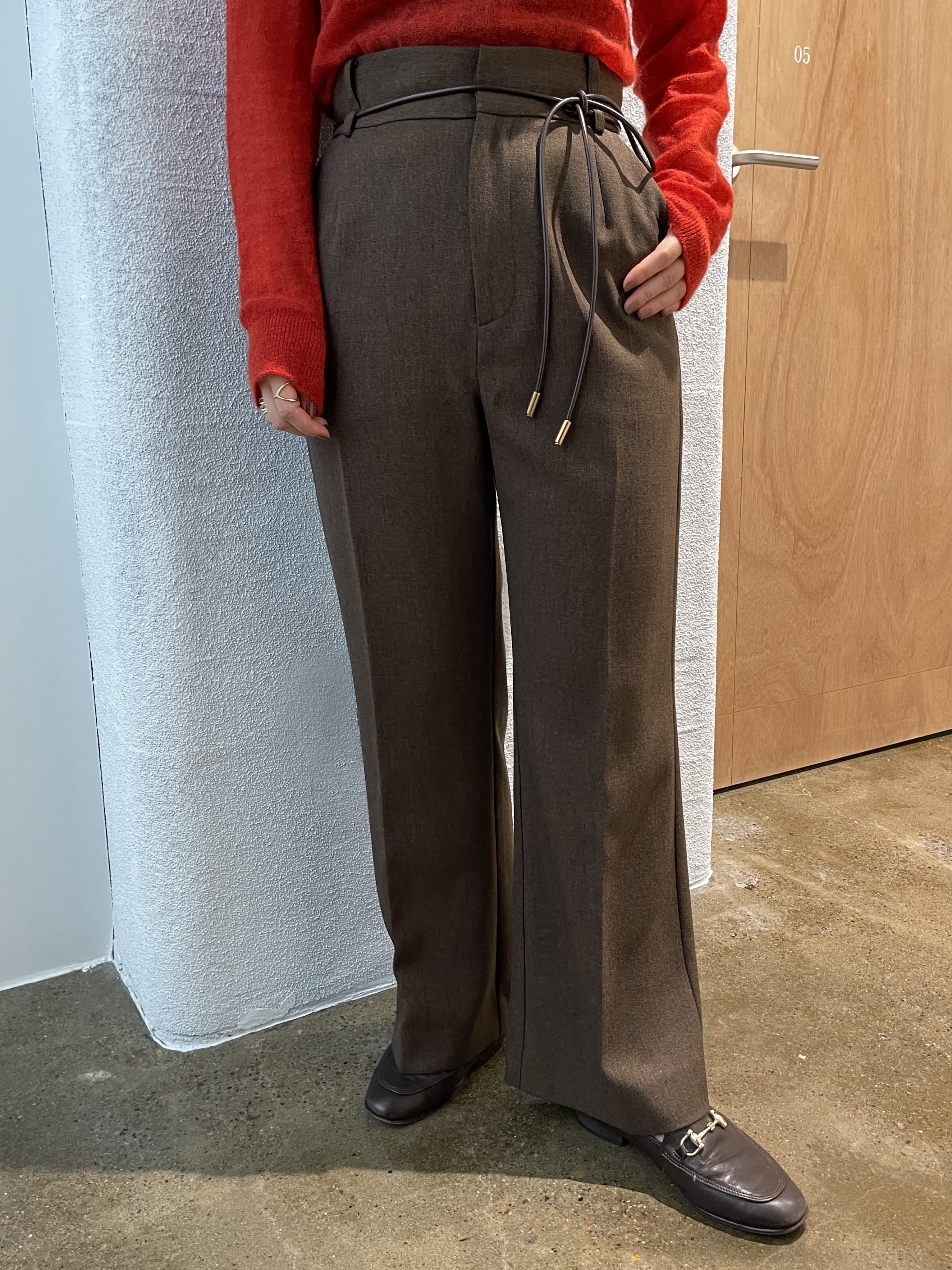 Ellno Loset パンツ サイドジップフレアパンツ/SETUP対応 メンズ