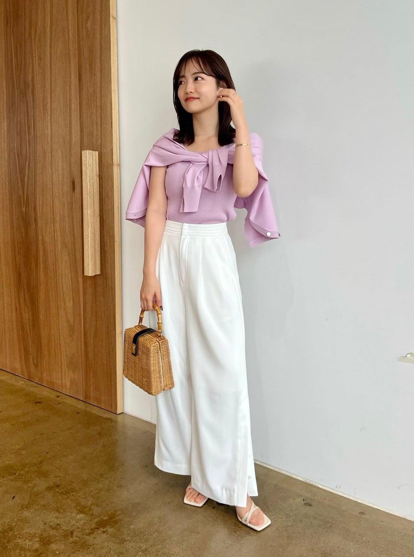 クールタッチ2wayトップスカーデセット | 小柄・低身長女性向け